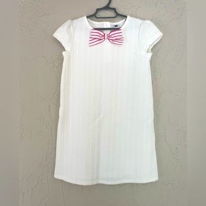 Janie and Jack girls white dress size 7